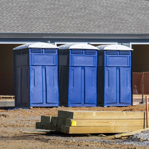 how can i report damages or issues with the portable restrooms during my rental period in Roaring Branch PA